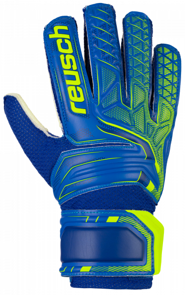 Reusch Attrakt RG Open Cuff Junior 5072615 4940 blue yellow front